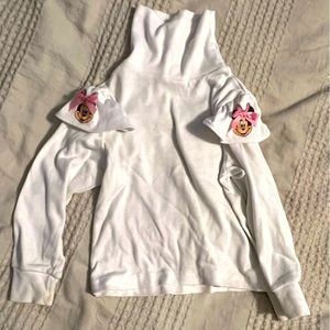 Vintage Minnie Mouse Ruffle Turtleneck Size 4T